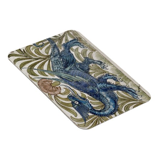 タイルの'Dragon'デザイン(紙上のw/c) マグネット (右側)