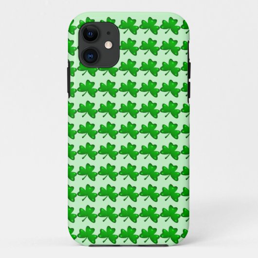 タイルを張られたシャムロックCase mate Case-Mate iPhoneケース (裏面)
