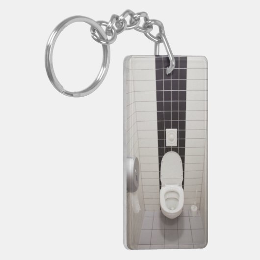 タイルを張られた浴室をきれいにして下さい キーホルダー (正面左)