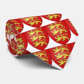 タイルを張られるイギリス3のライオンのタイ ネクタイ (ロール)