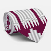 タイルを張られる銀製の管- ネクタイ (ロール)