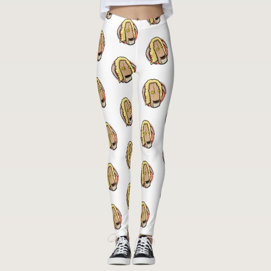 タイルを張られるCatawampers SCのレギンス- レギンス (正面)