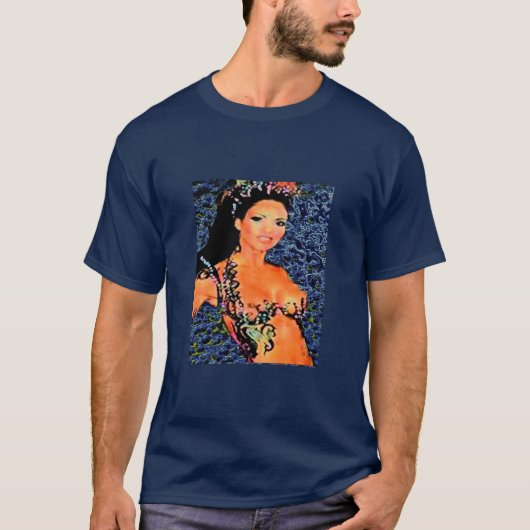 タイルを張られるYEMAYA Tシャツ (正面)
