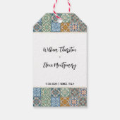 タイルイタリアン先の結婚式 ギフトタグ (裏面)