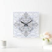 タイルイタリアン壁時計、角壁時計 スクエア壁時計 (ホーム)