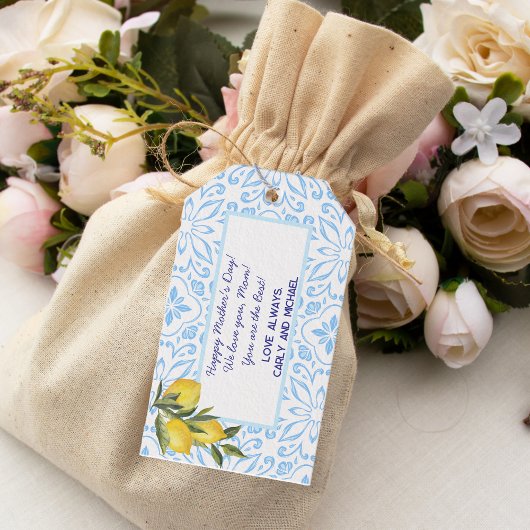 タイルイタリアン・レパーソナライズされたモンス・マザーズ・デイ ギフトタグ