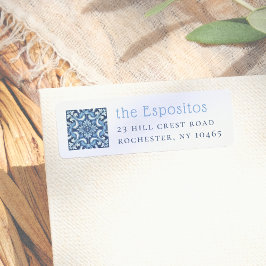 タイルイタリアン | 名前をカスタムすると住所 ラベル