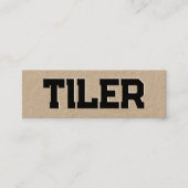 タイルインストーラーティラー スキニー名刺 (正面)