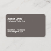 タイルインストーラー 名刺 (裏面)