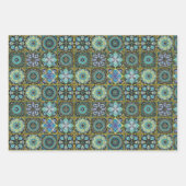 タイルカラフルアイキャッチングプリントオン・デマンド ラッピングペーパーシート (正面2)