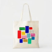タイルカラフルトートバッグ トートバッグ (正面)