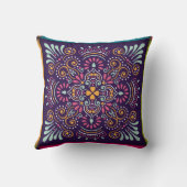 タイルカラフルパターン装飾用クッション クッション (裏面)