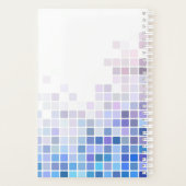 タイルカラフルパーソナライズされた プランナー手帳 (裏面)