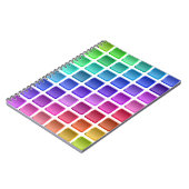 タイルカラフルマス ノートブック (左側)