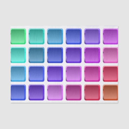 タイルカラフルマス 薄葉紙 (正面)