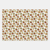 タイルクールイタリアンパーティーパターン ラッピングペーパーシート (正面3)