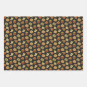 タイルクールイタリアンパーティーパターン ラッピングペーパーシート (正面2)