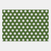 タイルクールゴルフボールスポーツパターン ラッピングペーパーシート (正面3)