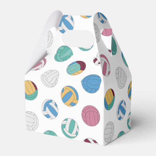 タイルクールスポーツ用バレーボールパーティー フェイバーボックス (裏面サイド)