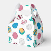 タイルクールスポーツ用バレーボールパーティー フェイバーボックス (正面サイド)