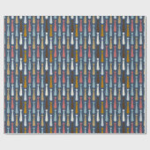 タイルクールタイパターンメン ラッピングペーパー (フラット)