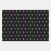 タイルクールマルディグラスパーティー ラッピングペーパーシート (正面2)