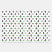 タイルクールマルディグラスパーティー ラッピングペーパーシート (正面)