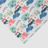 タイルクール張りキャンピングパターンパーティー 薄葉紙 (詳細)