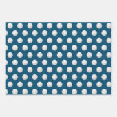 タイルクール張りバレーボールのスポーツパターン ラッピングペーパーシート (正面2)