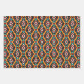 タイルクール張アステカりの部族パーティー ラッピングペーパーシート (正面2)