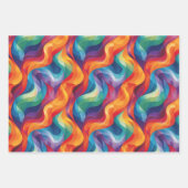 タイルクール抽象芸術 ラッピングペーパーシート (正面3)