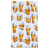 タイルクール状ビールパーティーパターン スモールペーパーバッグ (裏面)