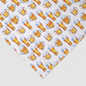 タイルクール状ビールパーティーパターン 薄葉紙 (詳細)