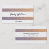 タイルスタイリッシュ |ストライプ 名刺 (正面/裏面)
