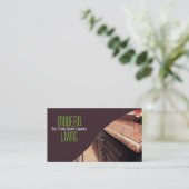 タイルストーングラナイト大理石建築ビジネス 名刺 (スタンド正面)