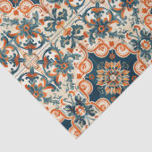 タイルスペインのパターンテラコッタタラベラデクページ 薄葉紙 (詳細)