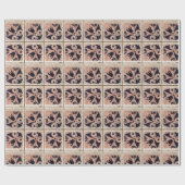 タイルスペインのラッピング紙 ラッピングペーパー (フラット)