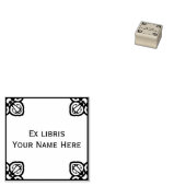 タイルスペインの蔵書票 ラバースタンプ (押印)