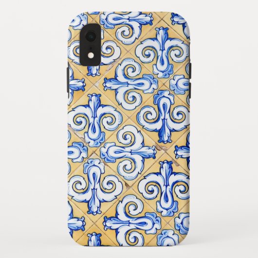タイルスペインの – アズレジョ青、黄、白 Case-Mate iPhoneケース (裏面)