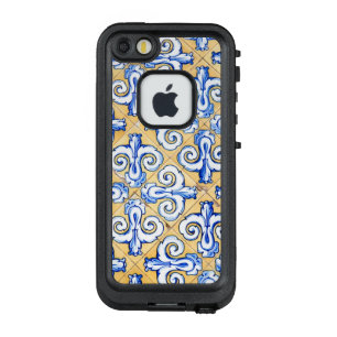 タイルスペインの – アズレジョ青、黄、白 LifeProof FRÄ’ iPhone SE/5/5sケース