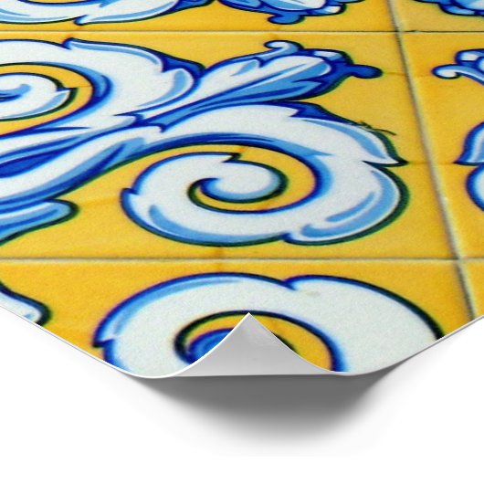 タイルスペインの ポスター (角)