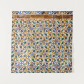 タイルスペインの#travel #pattern #wall #art タペストリー (正面)
