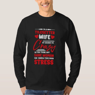 タイルセッター用妻ガールフレンドデザイン Tシャツ
