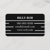 タイルデザイン名刺 名刺 (裏面)