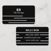 タイルデザイン名刺 名刺 (正面/裏面)