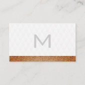 タイルトリム付き立体的なスタイリッシュダイヤモンドパターン 名刺 (正面)