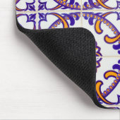 タイルパターンのクローズアップ(ポルトガル) マウスパッド (コーナー)