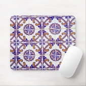 タイルパターンのクローズアップ(ポルトガル) マウスパッド (マウス)