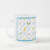 タイルパーソナライズされたイタリアンシトラスレモンマグ フロストグラスマグカップ (左)