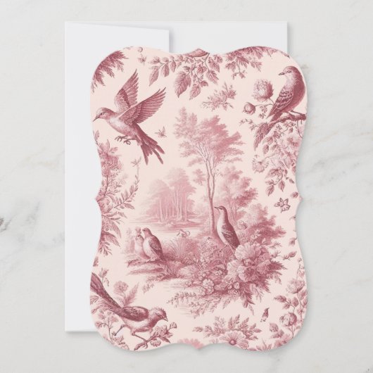 タイルピンクヴィンテージカード (正面)